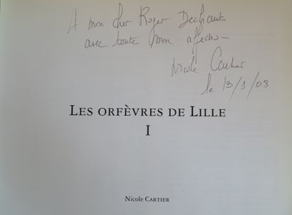null CARTIER (Nicole). Les orfèvres de Lille, Cahiers du Patrimoine, Éditions Peeters....