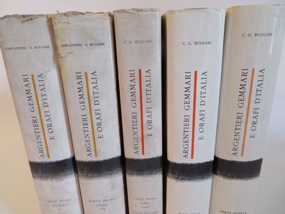 null BULGARI (Costantino G.). Argentieri Gemmari e Orafi d'Italia. 

5 volumes, large...