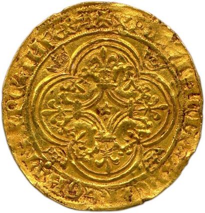 null 
CHARLES VI 1380-1422




GOLD SHIELD WITH CROWN. Point 17e SAINT QUENTIN Dy...