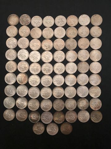 null 
Soixante-quinze pièces 50 Centimes SEMEUSE ARGENT




1898 (1), 1910 (4,) 1912...