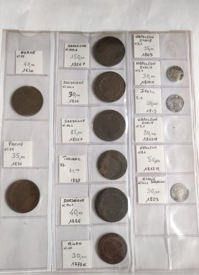 null 
FRANCE and ABROAD




Lot of 
163 various coins from the WORLD of the 19th...