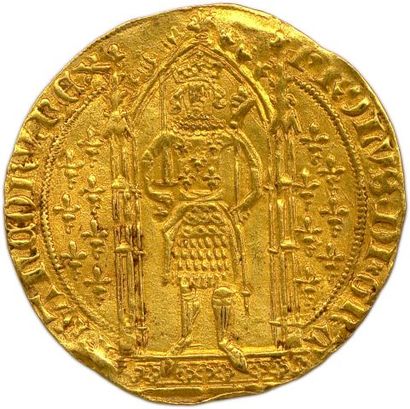  CHARLES V 1364-1380 
FRANC A PIED OR Dy...