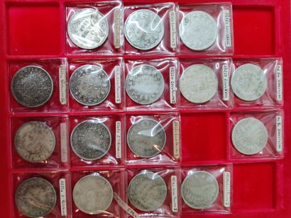 null 
Lot of 152 French coins

	86 modern French silver coins :

		5 Francs Union...