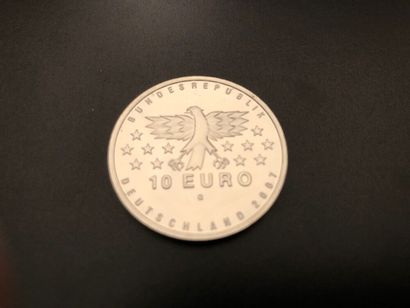 
Lot of 129 €10 commemorative silver 925‰UROS...