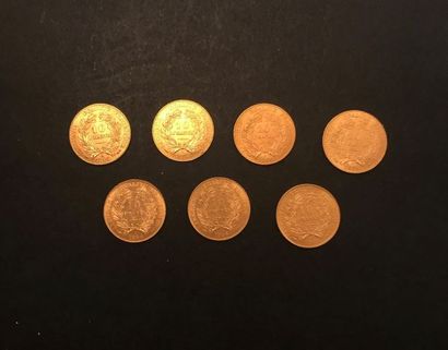 null 
Seven 10 Francs Gold Ceres coins



Lot sold by designation and kept at the...