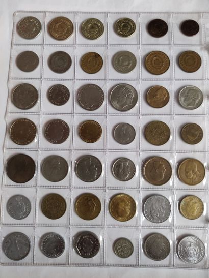 null 
FRANCE 




Lot of 
292 French coins various metals: 




5 Francs to 1 centime...