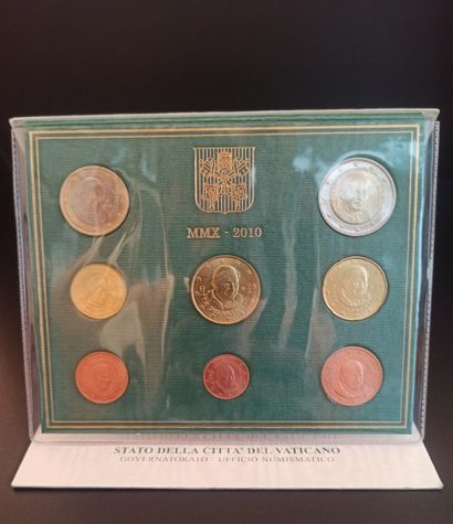 null 
Set of 10 €UROS Boxes




Vatican 




Complete Series 2, 1 € and 50, 20, 10,...