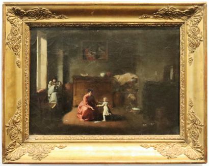 null Jean-Baptiste LECOEUR (1795-1838), attribué à.

Grandes et petite soeurs, dans...