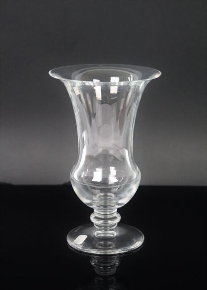 null BACCARAT.

Vase en cristal de forme Medicis, sur piédouche.

H_20 cm
