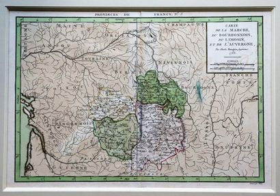 null Carte de la Marche, du Bourbonnois, du Limousin et de l'Auvergne.

Par Charles...