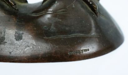 null SUSSE Brothers

Wader.

Bronze sculpture, signed on the terrace.

H_26 cm, missing...