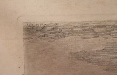 null Armand QUEYROY (1830-1893).

Cour Moret à Moulins.

Gravure en noir.

H_23 cm...