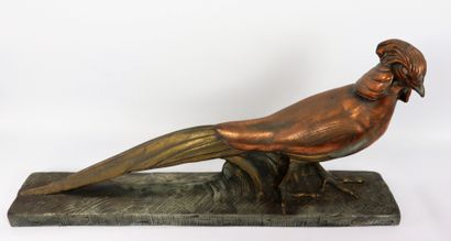null Marcel BRIAN (?).

Golden pheasant.

Important sculpture in terracotta with...