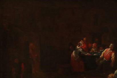 null Egbert I VAN HEEMSKERCK (1634-1705), attributed to

Tavern scene

Oil on canvas,...