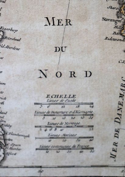 null Jean JANVIER (1746-1779) Cartographe

Carte figurant les Couronnes du Nord.

Gravé...
