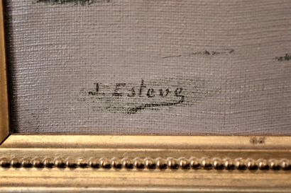 null J. ESTEVE (XIXème - XXème)

Pêcheur à l'aube.

Huile sur toile, signée en bas...