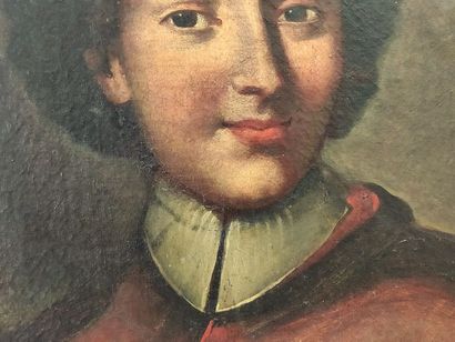 null École Italienne du XVIIIème siècle.

Portrait d'un cardinal.

Huile sur toile.

H_74,5...