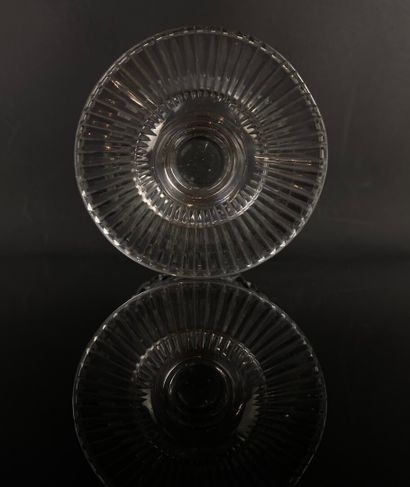 null CRYSTAL FACTORY OF LE CREUSOT.

Meeting of three glasses on different pedestals...