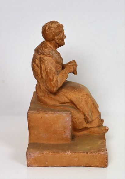 null Richard FATH (1900-1952)

Femme assise.

Sculpture en terre cuite, signée sur...