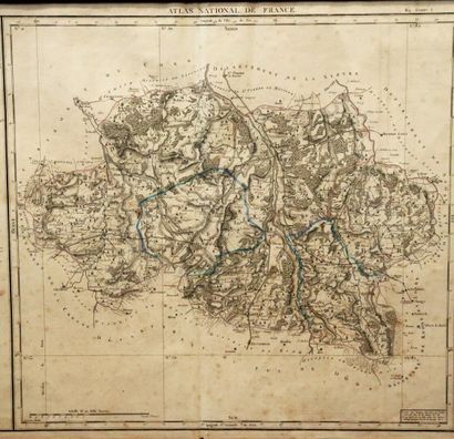 null Pierre DUMEZ (1757-1794) pour l'Atlas national de France.

Carte du département...