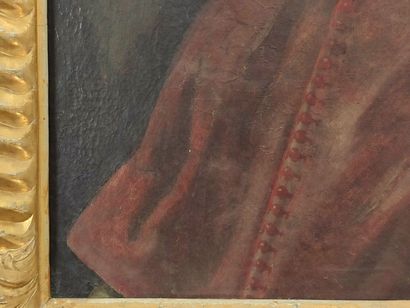 null Italian school of the 18th century.

Portrait of a cardinal.

Oil on canvas.

H_74,5...