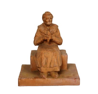 null Richard FATH (1900-1952)

Femme assise.

Sculpture en terre cuite, signée sur...