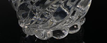 null CRYSTAL FACTORY OF THE CREUSOT.

A molded crystal decanter with simulated fountains.

First...