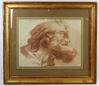null French school of the XVIIIth century.

Portrait of a bearded man.

Large drawing...