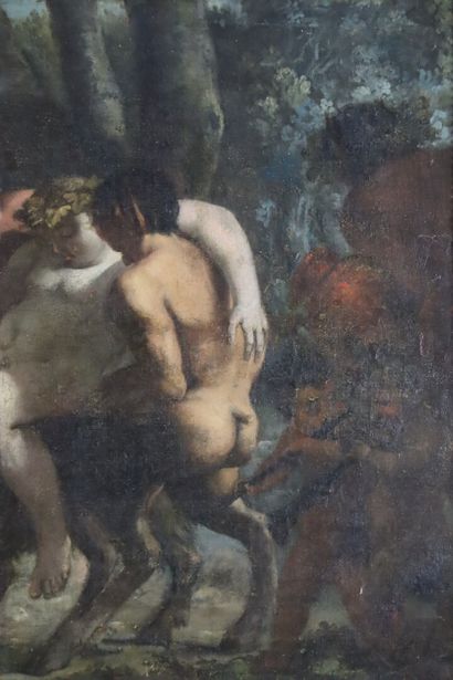 null French school of the late 18th or early 19th century.

The intoxication of Silenus.

Oil...