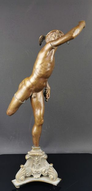 null Jean de BOLOGNE, called GIAMBOLOGNA (1529-1608), after.

Winged Mercury.

Bronze.

One...