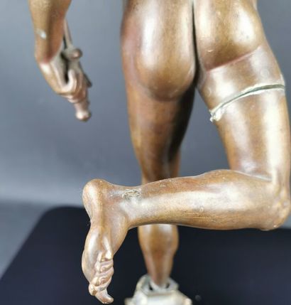 null Jean de BOLOGNE, dit GIAMBOLOGNA (1529-1608), d'après.

Mercure ailé.

Bronze.

Un...