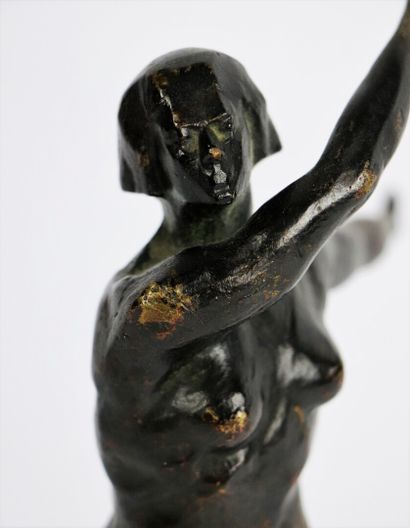 null Fernand LARAPIDIE (1885 - ?).

Danseuse.

Bronze à patine brune, signé sur la...