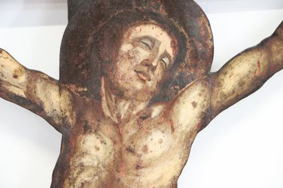 null Italian or Spanish school of the 17th century.

Christ on the cross.

Oil on...