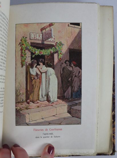 null CHAMPSOR (Félicien). L'Orgie latine. Paris, Fasquet, 1903. In-8, bradel demi-maroquin...