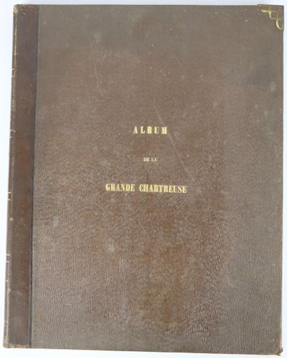 null LOCARD (Ainé). Excursion à la Grande Chartreuse. In-folio, demi-chagrin brun...