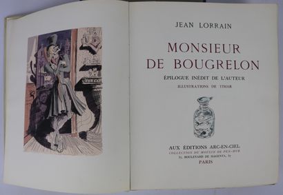 null LORRAIN (Jean). Monsieur de Bougrelon. Editions littéraires de France, 1945....
