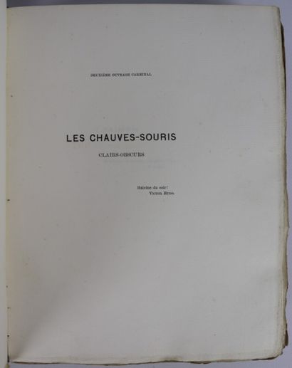 null MONTESQUIOU-FEZENSAC (Robert de).Les Chauves-souris. Paris, Georges Richard,...