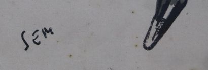 null SEM. 2 gravures sous cadre (non examinées hors cadre), env. 45 x 34 cm : Montesquiou...