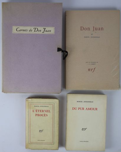 null JOUHANDEAU (Marcel). Carnets de Don Juan. Paris, Paul Morihien, 1947. In-4,...