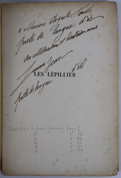 null LORRAIN (Jean). Les Lépillier. Paris, Giraud, 1885. In-12, brochage fatigué....