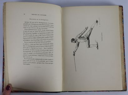 null PREVOST. Théorie pratique de l'escrime. Paris, Brunhoff, 1886. In-8, demi-maroquin...