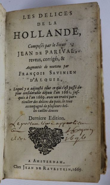null BRUEYS. Réponse aux plaintes des Protestants. Paris, Mabre-Cramoisy. 1686. In-12,...