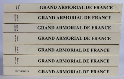 null JOUGLA DE MORENAS et Raoul de WARREN. Grand armorial de France. Reprint par...