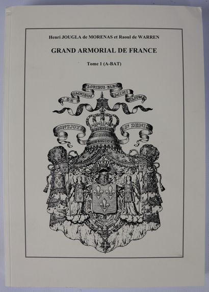 null JOUGLA DE MORENAS et Raoul de WARREN. Grand armorial de France. Reprint par...