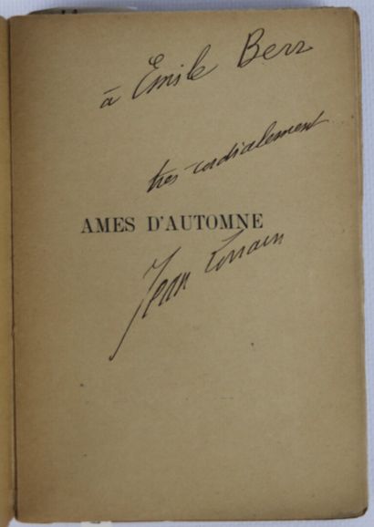 null LORRAIN (Jean). Ames d'automne. Paris, Charpentier et Fasquelle, 1898. In-12,...