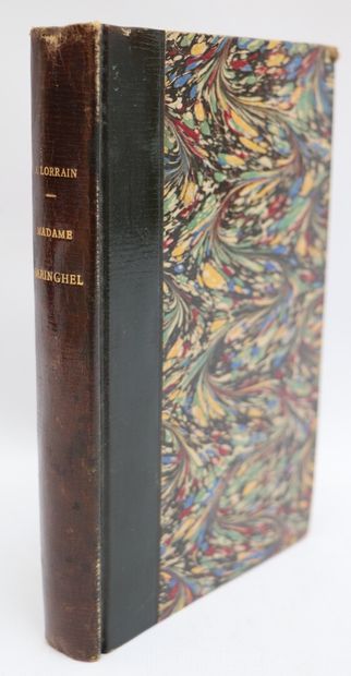 null LORRAIN (Jean). Madame Baringhel. Paris, Fayard frères, (1900). In-12, demi-maroquin...