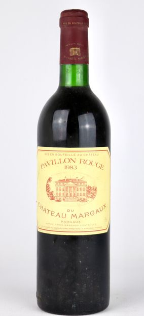 null PAVILLON ROUGE DU CHATEAU MARGAUX.

Millésime : 1983

1 bouteille, e.f.s.
