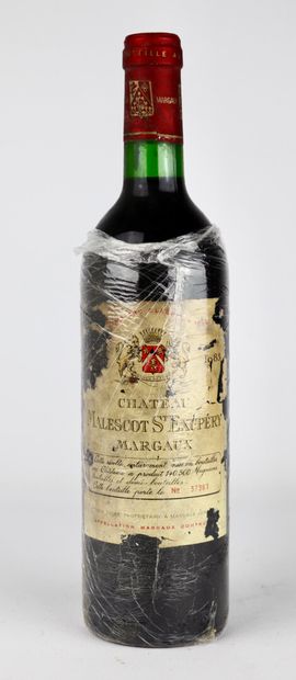 null CHATEAU MALESCOT SAINT EXUPERY.

Millésime : 1983.

1 bouteille, e.t.a.