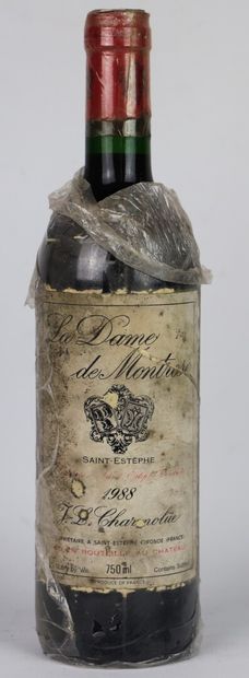 null LA DAME DE MONTROSE.

Millésime : 1988.

1 bouteille, e.t.a.