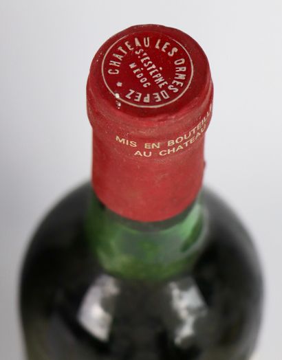 null CHATEAU LES ORMES DE PEZ.

Millésime : 1978.

6 bouteilles, b.g. et h.e.